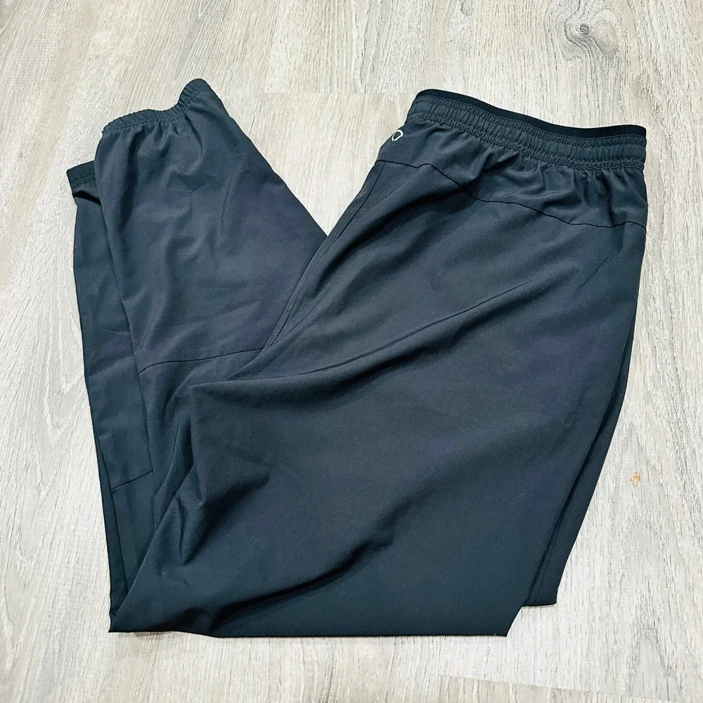 Skora Qwick-Dry Mens Running Pants Black XL Reflective Athletic Joggers Training